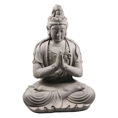 Ornamental Seated Statue of Kwan Yin Praying